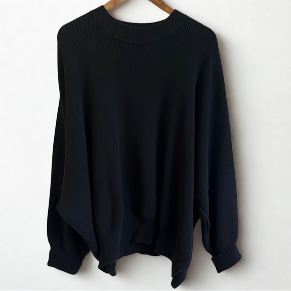 FINAL PRICE DROP Free People Easy Street Tunic Sweater Black XL - Picture 8 of 8